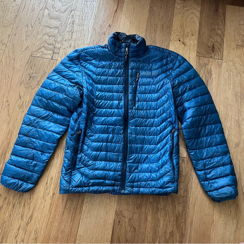 Marmot Quasar Down Jacket Blue Mens Small